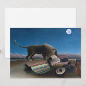 Henri Rousseau - De slapende zigeuner Kaart (Voorkant / Achterkant)