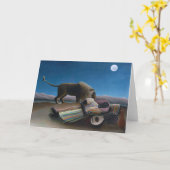 Henri Rousseau - De slapende zigeuner Kaart (Gele Bloem)