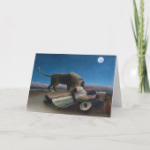 Henri Rousseau - De slapende zigeuner Kaart (Voorkant)