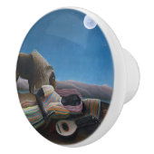 Henri Rousseau - De slapende zigeuner Keramische Knop (Rechts)