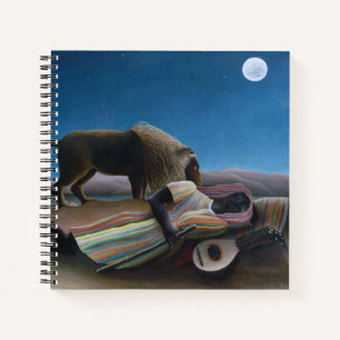 Henri Rousseau - De slapende zigeuner Notitieboek