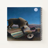 Henri Rousseau - De slapende zigeuner Notitieboek (Achterkant)