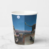 Henri Rousseau - De slapende zigeuner Papieren Bekers (Links)