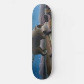 Henri Rousseau - De slapende zigeuner Persoonlijk Skateboard (Voorkant)