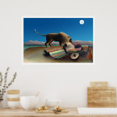 Henri Rousseau - De slapende zigeuner Poster (Keuken)