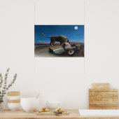 Henri Rousseau - De slapende zigeuner Poster (Keuken)