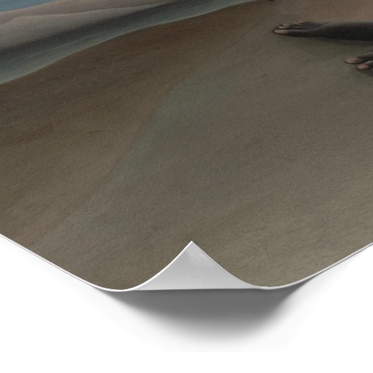 Henri Rousseau - De slapende zigeuner Poster (Hoek)