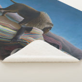 Henri Rousseau - De slapende zigeuner Sherpa Deken (3/4)