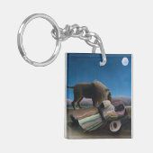 Henri Rousseau - De slapende zigeuner Sleutelhanger (Voorkant Links)