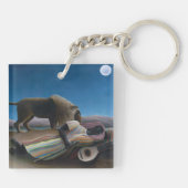 Henri Rousseau - De slapende zigeuner Sleutelhanger (Achterkant)