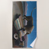 Henri Rousseau - De slapende zigeuner Strandlaken (Voorkant)