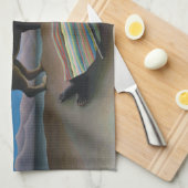 Henri Rousseau - De slapende zigeuner Theedoek (Quarter Fold)