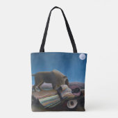 Henri Rousseau - De slapende zigeuner Tote Bag (Achterkant)