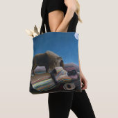 Henri Rousseau - De slapende zigeuner Tote Bag (Dichtbij)