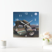 Henri Rousseau - De slapende zigeuner Vierkante Klok (Huis)