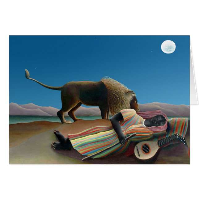 Henri Rousseau - De Slapende Zigeunerin (Voorkant Horizontaal)