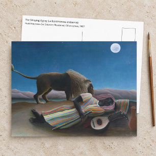 Henri Rousseau - De Slapende Zigeunerin Briefkaart