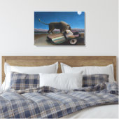 Henri Rousseau - De Slapende Zigeunerin Canvas Afdruk (Insitu (Slaapkamer))