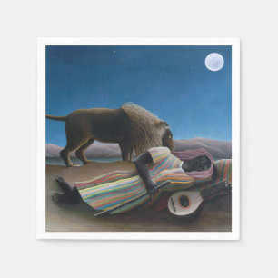 Henri Rousseau - De Slapende Zigeunerin Servet