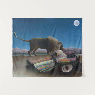Henri Rousseau - De Slapende Zigeunerin Wandkleed