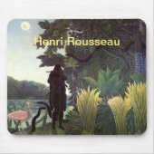 Henri Rousseau de Snake Charmer Artist Name Muismat (Voorkant)