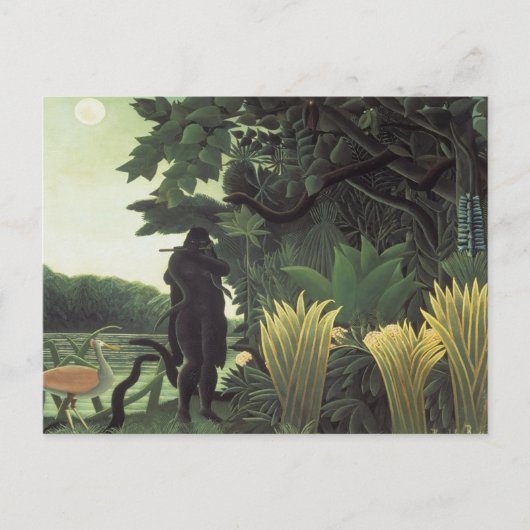 Henri Rousseau - De Snake Charmer Briefkaart (Voorkant)