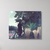 Henri Rousseau - De Snake Charmer Canvas Afdruk (Voorkant)