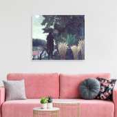 Henri Rousseau - De Snake Charmer Canvas Afdruk (Insitu (Woonkamer))