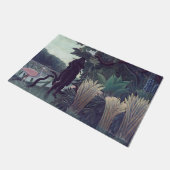 Henri Rousseau - De Snake Charmer Deurmat (Schuin)