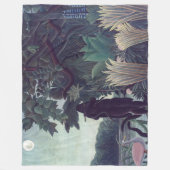 Henri Rousseau - De Snake Charmer Fleece Deken (Voorkant)