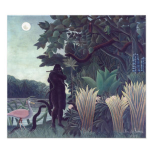 Henri Rousseau - De Snake Charmer Foto Afdruk