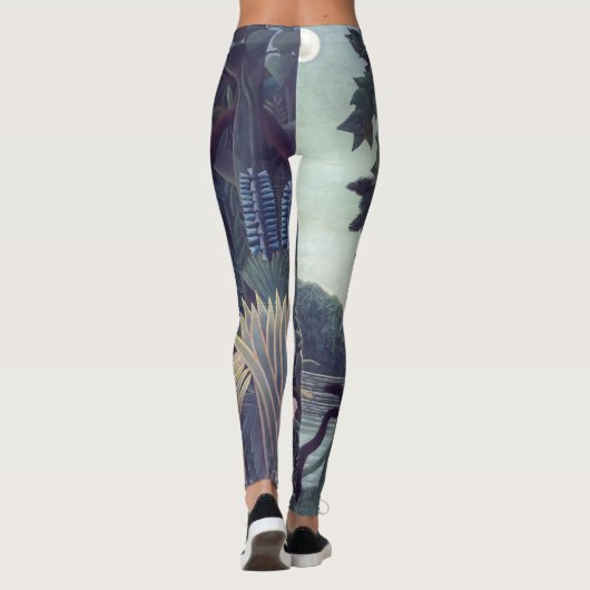 Henri Rousseau - De Snake Charmer Leggings (Achterkant)
