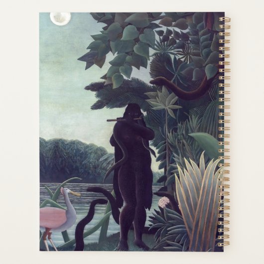 Henri Rousseau - De Snake Charmer Planner (Achterkant)