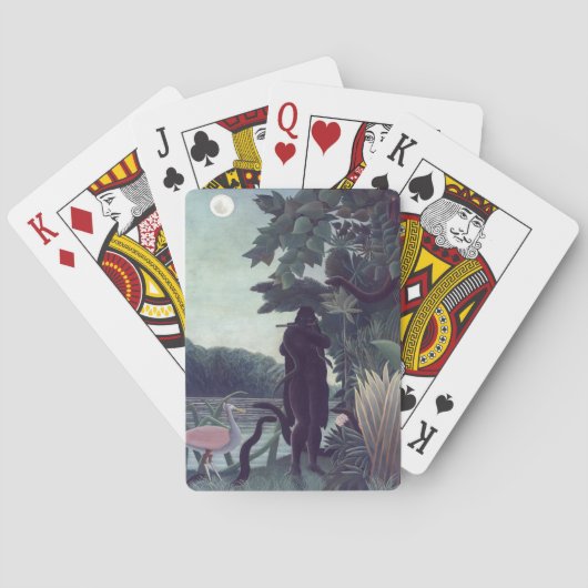 Henri Rousseau - De Snake Charmer Pokerkaarten (Achterkant)