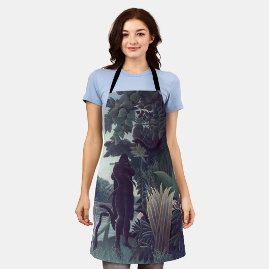 Henri Rousseau - De Snake Charmer Schort (Gedragen)