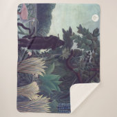 Henri Rousseau - De Snake Charmer Sherpa Deken (Voorkant)