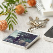 Henri Rousseau - De Snake Charmer Sleutelhanger (Zijkant)