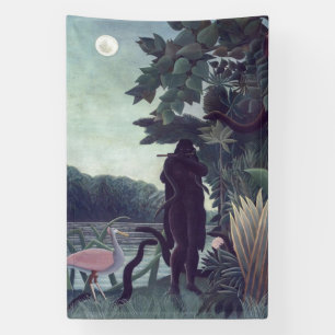 Henri Rousseau - De Snake Charmer Spandoek