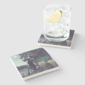 Henri Rousseau - De Snake Charmer Stenen Onderzetter (Zijkant)