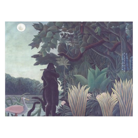 Henri Rousseau - De Snake Charmer Tafelkleed (Voorkant (Horizontaal))