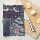 Henri Rousseau - De Snake Charmer Theedoek (Quarter Fold)