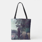 Henri Rousseau - De Snake Charmer Tote Bag (Achterkant)