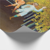 Henri Rousseau - De spelers van het Football Cadeaupapier (Hoek)