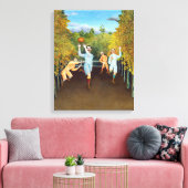 Henri Rousseau - De spelers van het Football Canvas Afdruk (Insitu (Woonkamer))