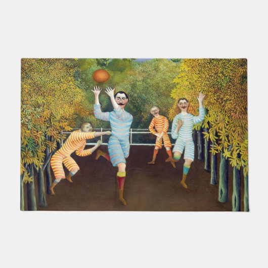 Henri Rousseau - De spelers van het Football Deurmat (Voorkant)