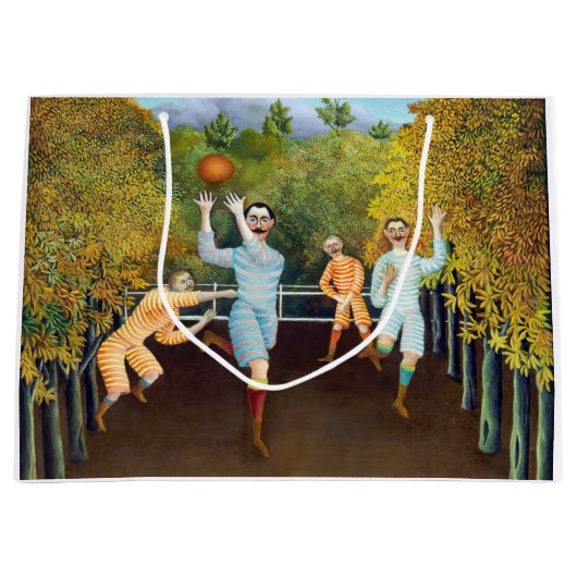 Henri Rousseau - De spelers van het Football Groot Cadeauzakje (Voorkant)