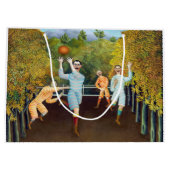 Henri Rousseau - De spelers van het Football Groot Cadeauzakje (Achterkant)