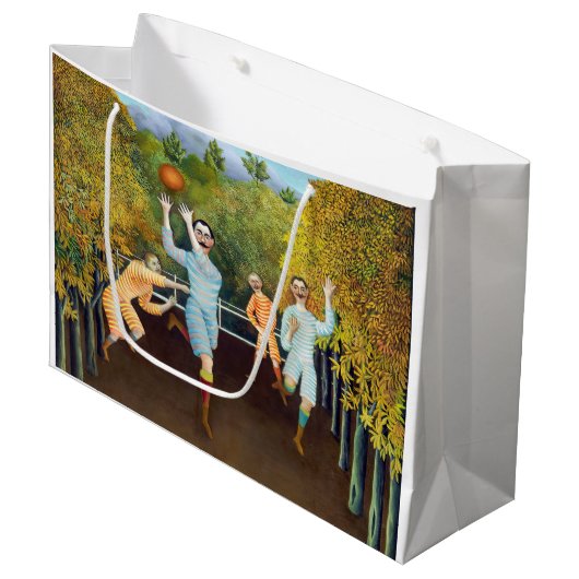 Henri Rousseau - De spelers van het Football Groot Cadeauzakje (Voorkant Gekanteld)