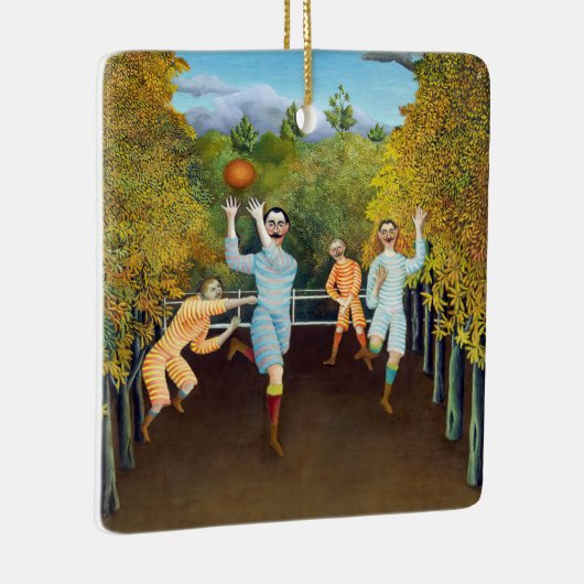 Henri Rousseau - De spelers van het Football Keramisch Ornament (Rechts)