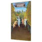 Henri Rousseau - De spelers van het Football Klembord (Links)